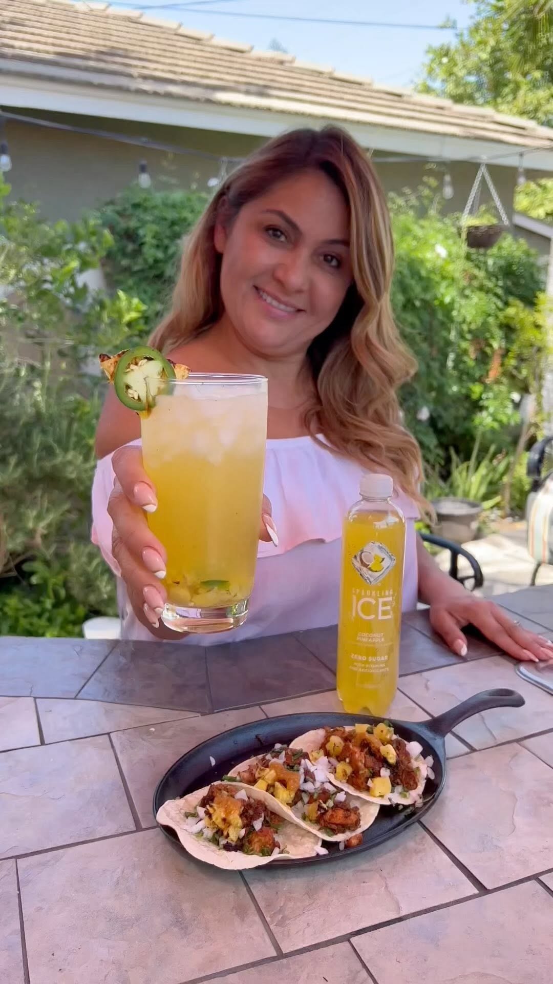 Instagram post by @happybelliesbyjenny for Sparkling Ice. Caption reads: #ad Celebrating Hispanic Heritage Month with....