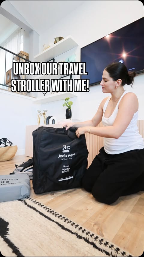 Instagram post by @straightenupbyjanelle for Joolz. Caption reads: [...] picks was our travel stroller and the....