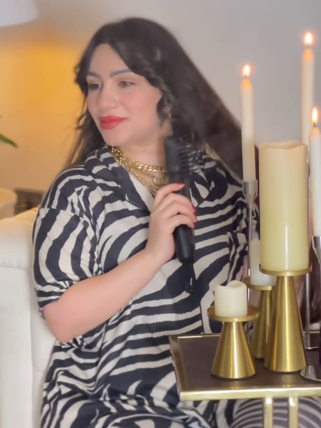 Instagram post by @maramalzghol for Shein. Caption reads: ⁨	⁨	تعرفو أكثر شي احبه العود والبخور 💝
Hello my....