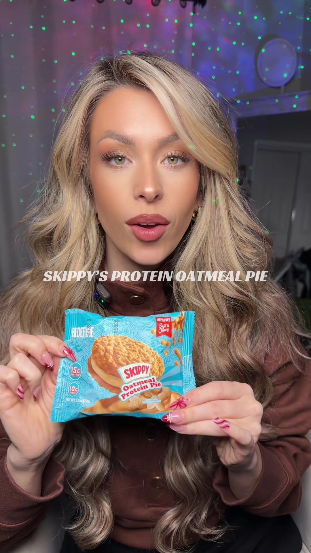 TikTok post by @kimmmm_fit for redefinesnacks.com. Caption reads: Easy protein, zero stress 🤍 I love anything that....