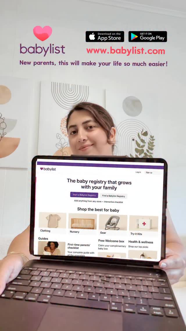 Instagram post by @fsen.diaries for collAble. Caption reads: Getting ready for your little one? 🍼

Just use my....