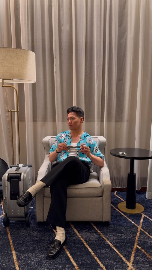 Instagram post by @cabigaobrian for Carrera Eyewear. Caption reads: Sustainable clothing made from orange fibres....