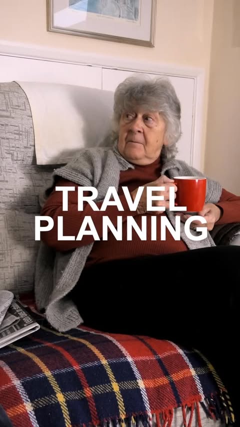 Instagram post by @makemeaoffer for Skyscanner. Caption reads: When my parents used @skyscanner to find a hotel.