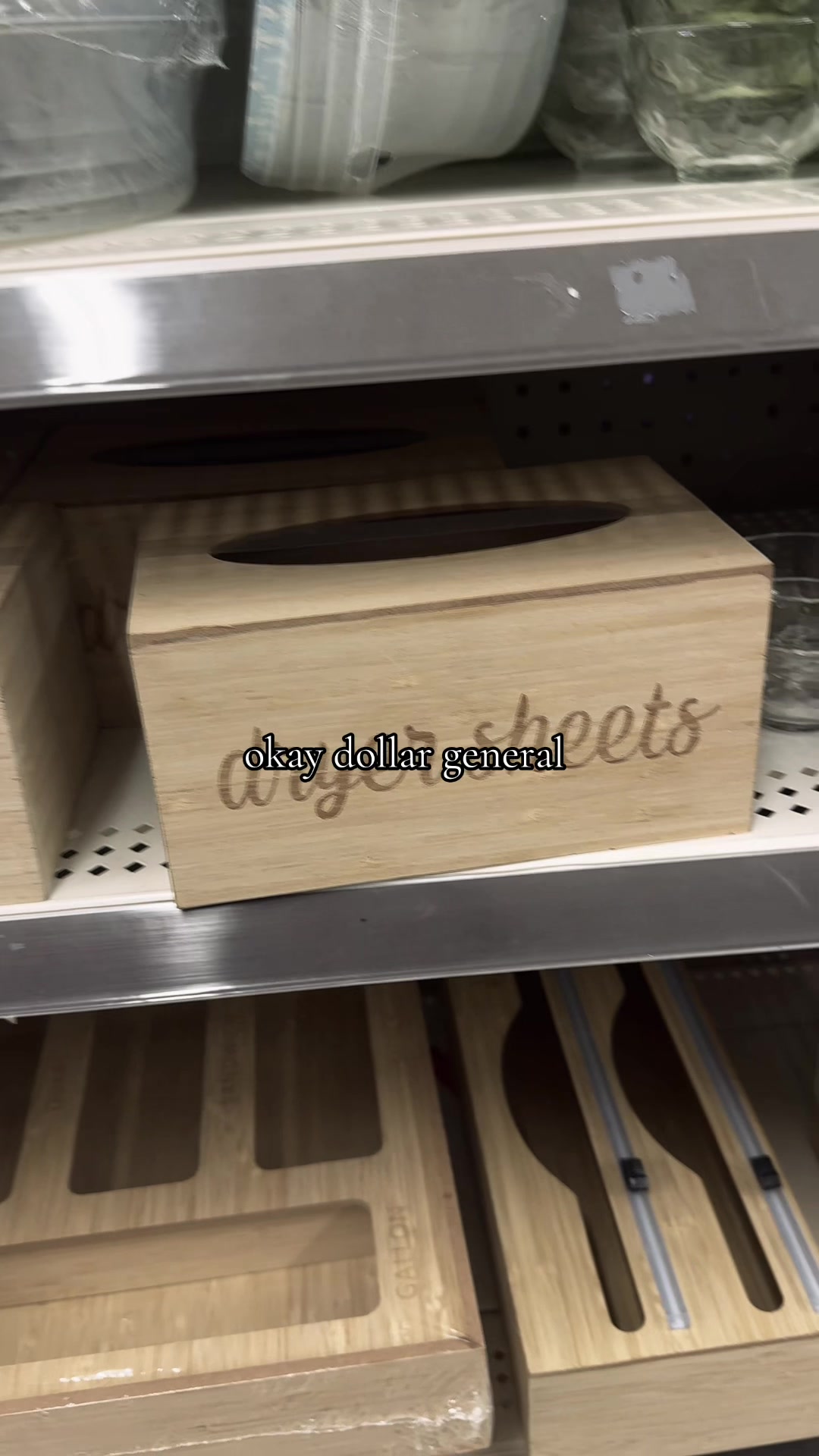 TikTok post by @laur.bkr for Dollar General. Caption reads: [...] for my new house ☺️🤣 #newhome @Dollar....