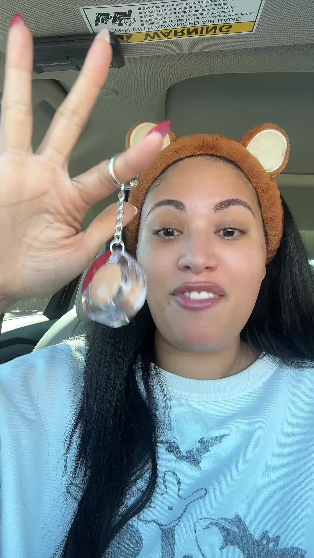 TikTok post by @brooklynreviewsxoxo for TIRTIR. Caption reads: [...] keychain foundation omg 😍🥹 @TIRTIR Inc.....