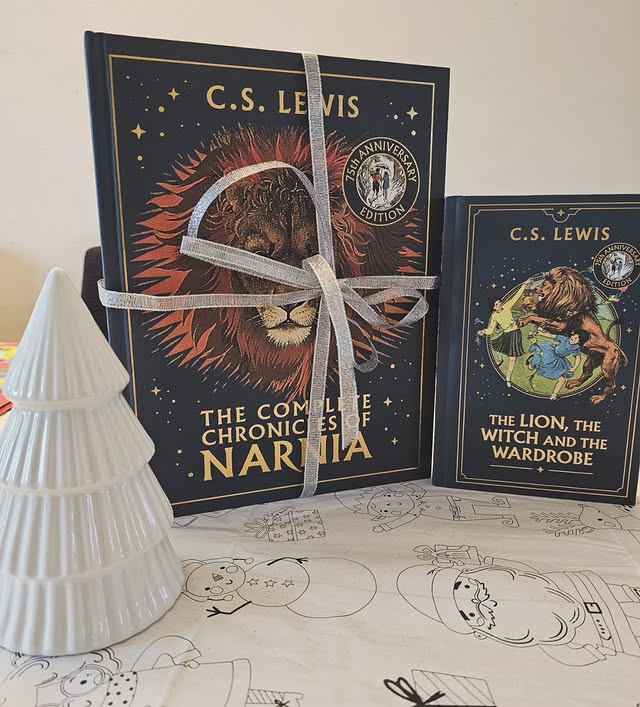 Instagram post by @madaraveanu for HarperCollinsUK. Caption reads: Stepping back into the magic ✨❄️
We’re celebrating....