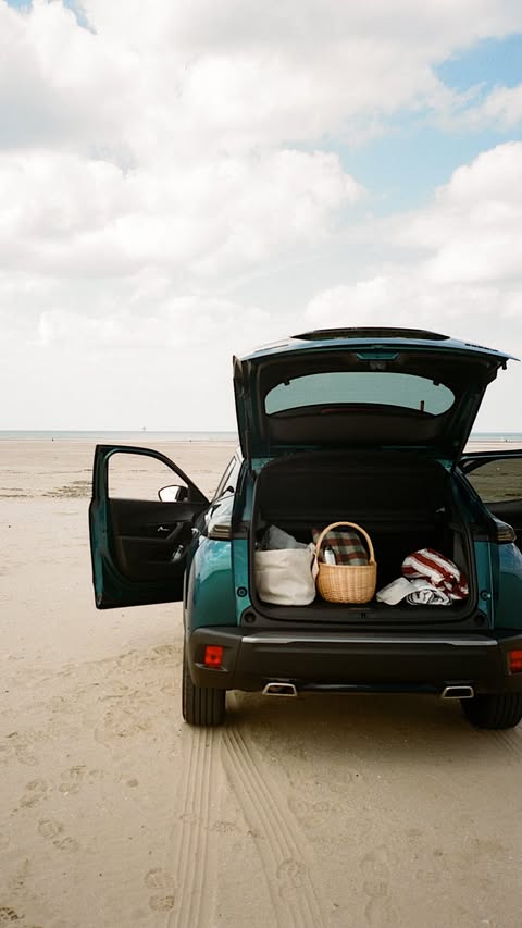 Instagram post by @alicecatherine for Peugeot. Caption reads: [...] long summer with a little help from....