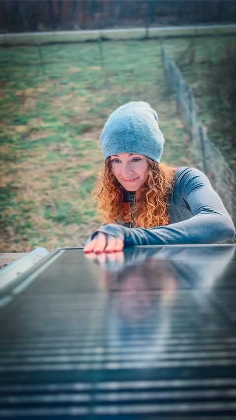 Instagram post by @sincewewokeup for Renogy. Caption reads: AD I🔋☀️This time of year, we get a ton of....