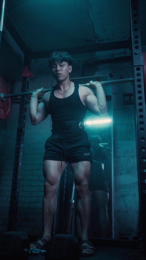 Instagram post by @bb_adj for Bells of Steel. Caption reads: [...] wear got me 🔒’d in powered by @bellsofsteel....