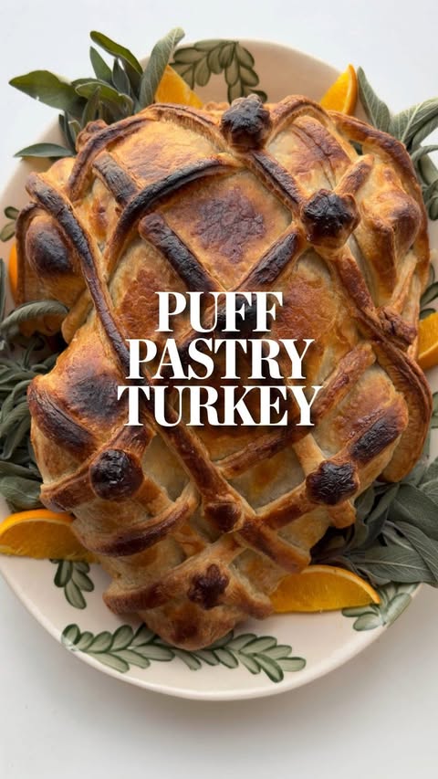 Instagram post by @foodbaby.bklyn for Food52. Caption reads: @marthastewart48 said we should cover our turkeys....