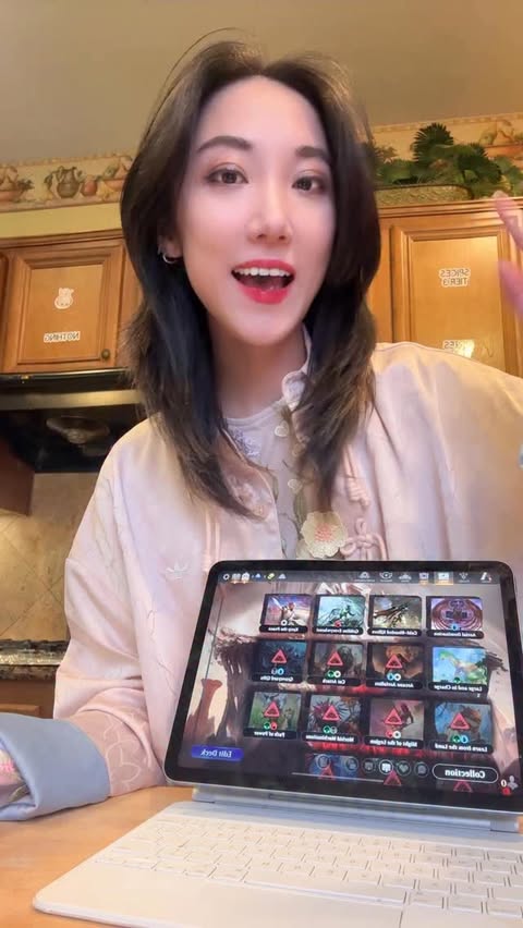 Instagram post by @triciaisabirdy for Magic: The Gathering. Caption reads: Let me cook… ramen eggs + Magic: The Gathering....