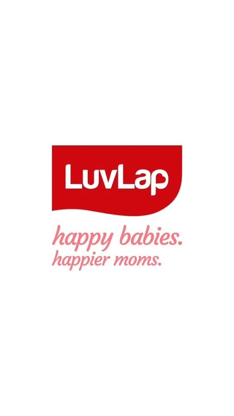 Instagram post by @little.missgiggles for LuvLap. Caption reads: #collaboration #LuvLap Sunny Swing Car Her new....