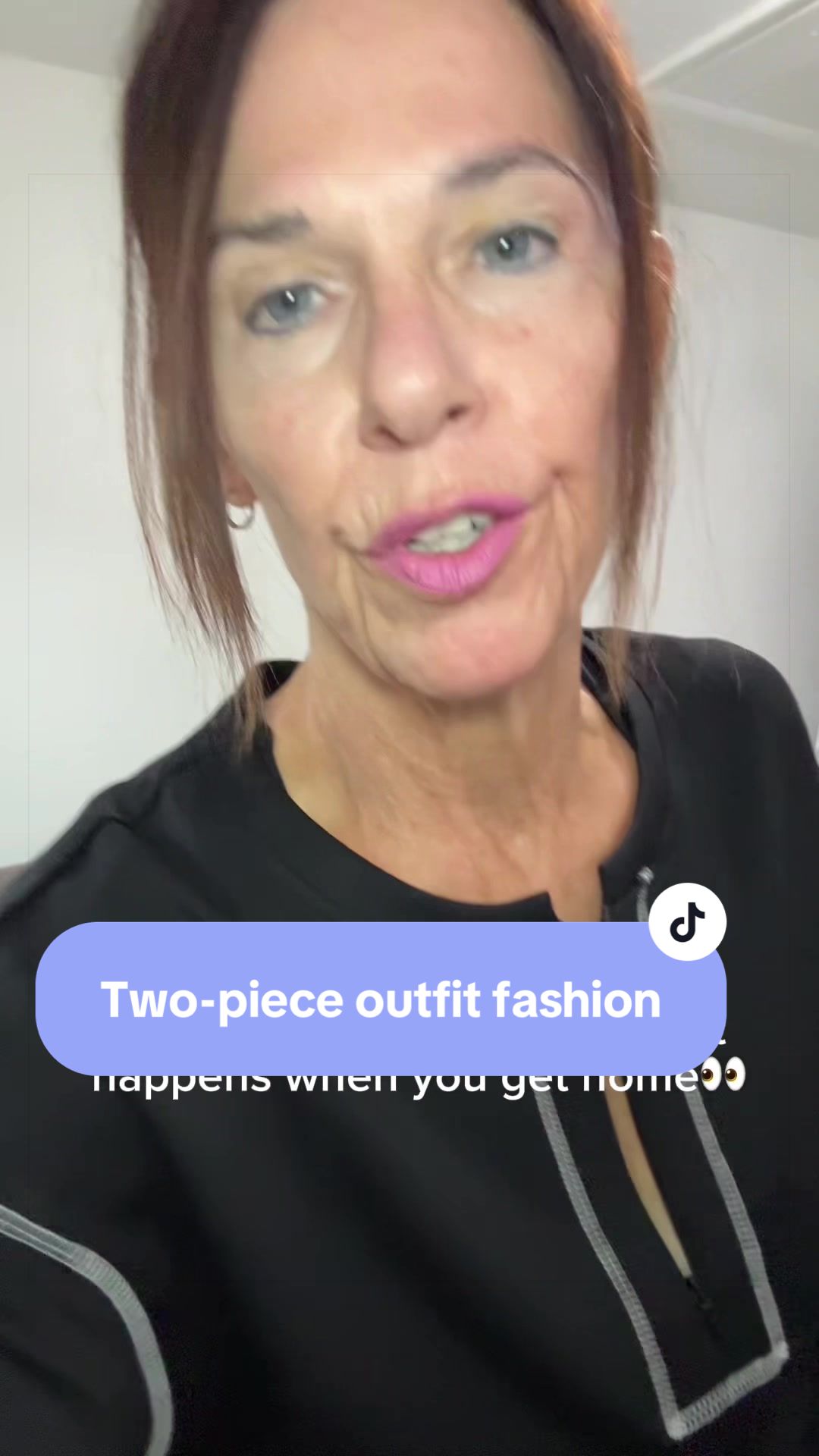 TikTok post by @debbie.eckenrode for Wiholl. Caption reads: #WIHOLL #TwoPieceSet #FallFashion #WomenOver50....