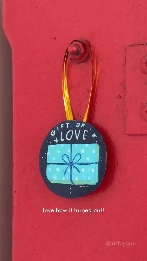 Instagram post by @artbyapu for Sprite. Caption reads: Your sign to try make ornaments this....