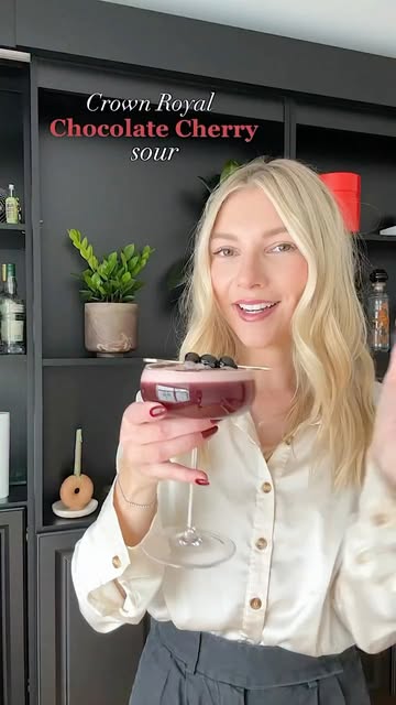 Instagram post by @yellowbellykelly for Crown Royal. Caption reads: #AD @Crownroyal I know what drink we’ll be making....