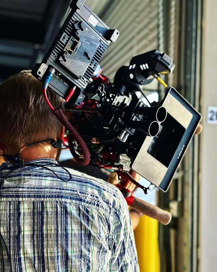 Instagram post by @brianaichlmayr for SmallHD. Caption reads: 🏋🏼.