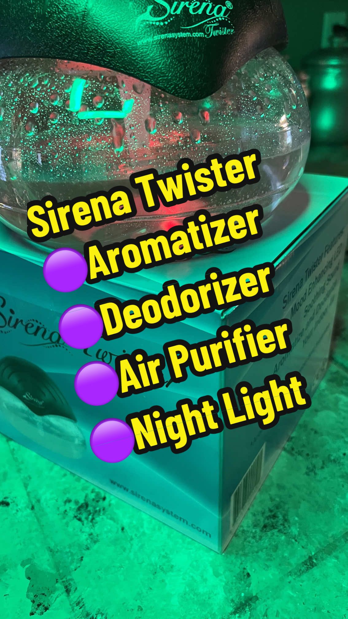 TikTok post by @nurseashleydaily for Sirena System. Caption reads: [...] #sirenatwister #freshair@SSEU / Sirena....