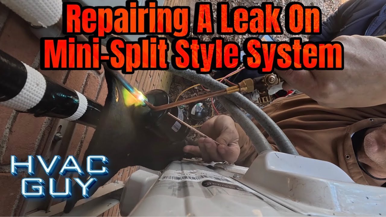 YouTube post by @HVACGUY for Milwaukee Tool. Caption reads: Helping A Friend Get Some Heat!.