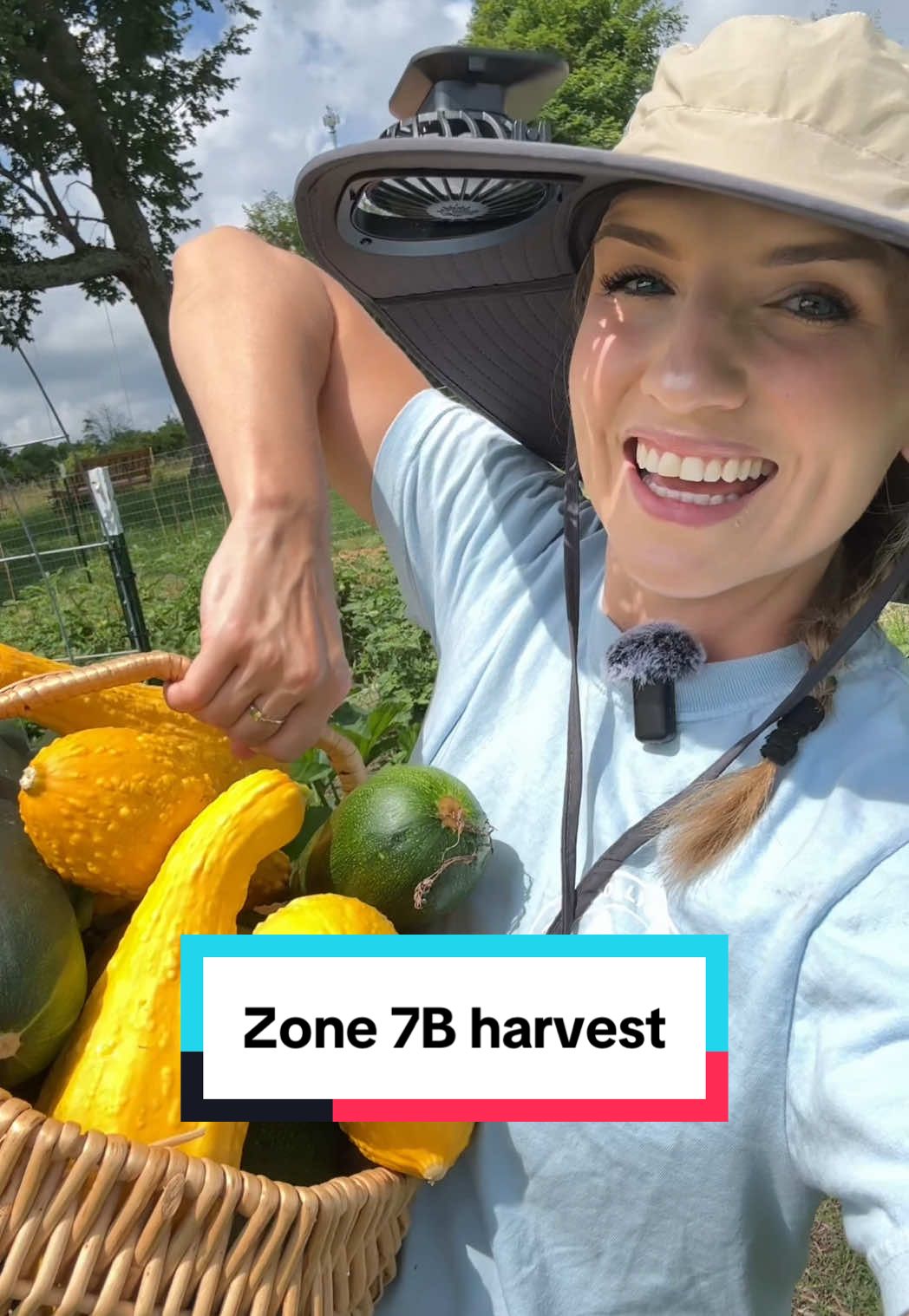 TikTok post by @brianneamartin for Doona. Caption reads: [...] #harvestbasket #gardentoplate @Doona....