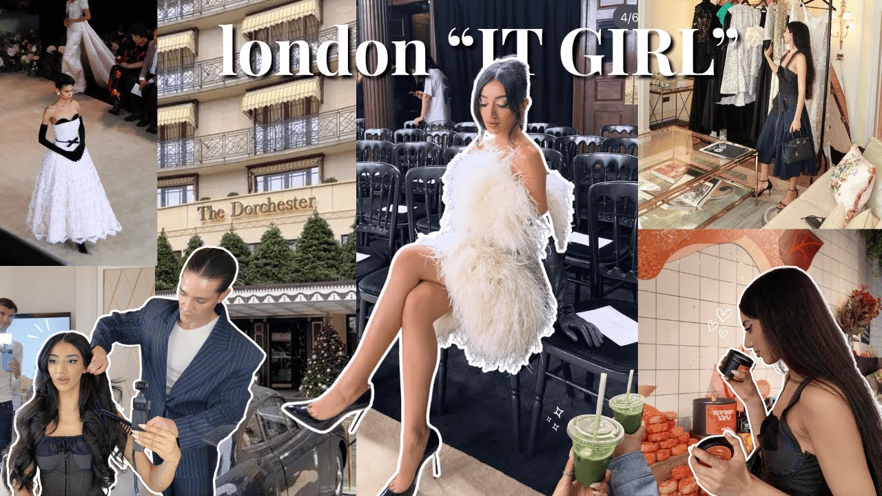 YouTube post by @TamKaurVlogs for Abbott Lyon. Caption reads: london "IT GIRL" era | london fashion week,....