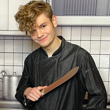 Instagram post by @logan.jr.chef for Cangshan Cutlery. Caption reads: [...] - soon!  Watch for the video!....