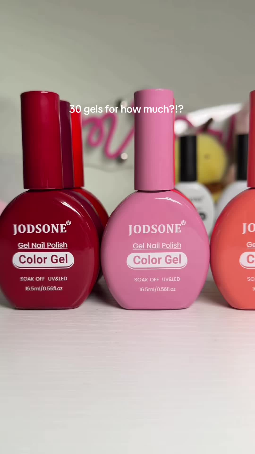 TikTok post by @mrs.manicure for JODSONE. Caption reads: [...] buck on this one is actually WILDDD 😍....