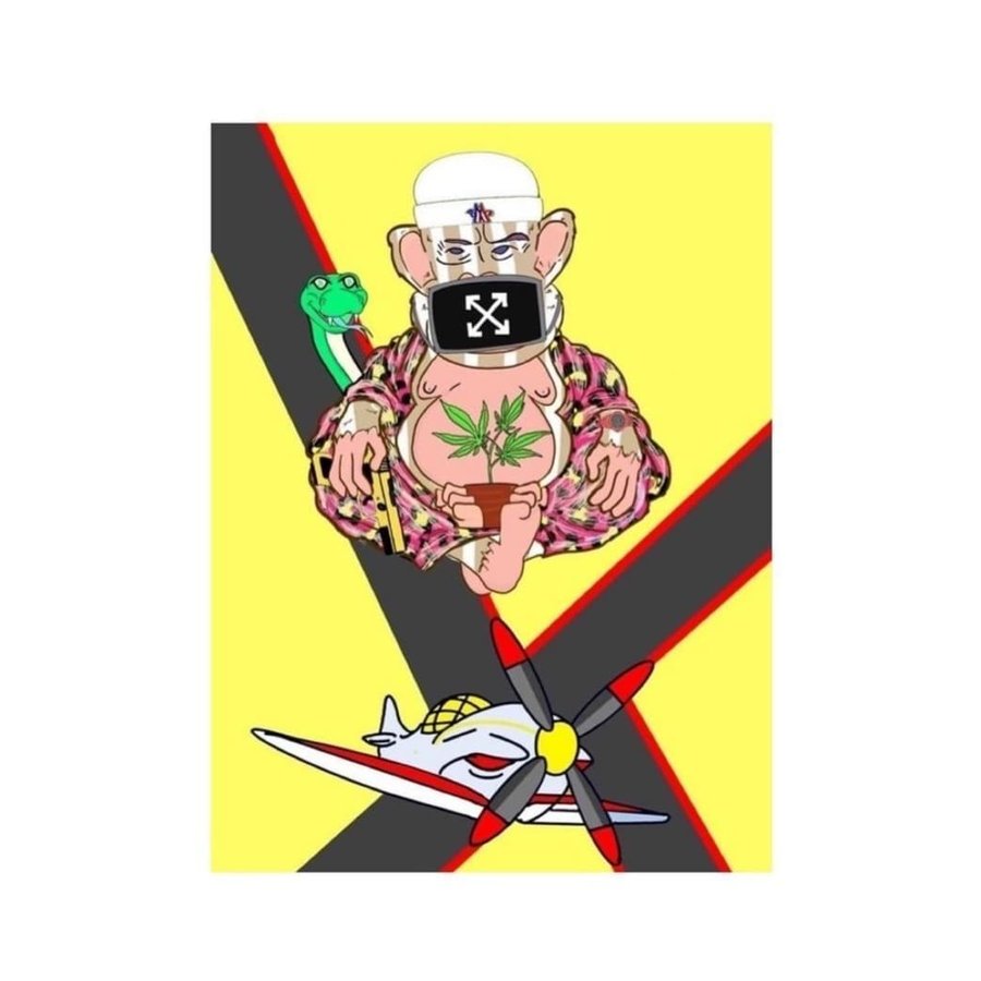 Instagram post by @nft_galaxy_1 for OpenSea. Caption reads: Collection Of 10000 Unique Images Made By Hand, In....