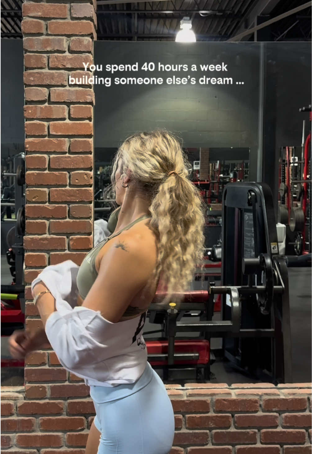 TikTok post by @miranda_locher for AYBL. Caption reads: You matter too. Fit is @AYBL code: Miranda10 to....