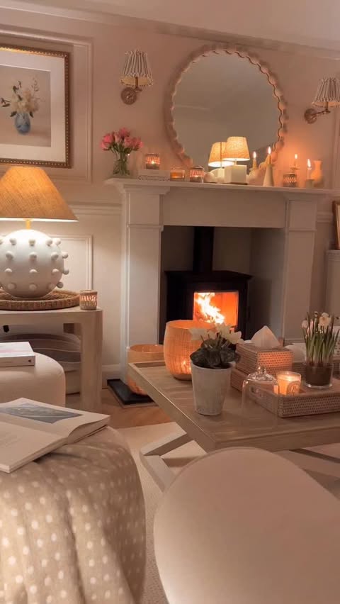 Instagram post by @homeonthehey for Diptyque. Caption reads: What January was made for ✨🔥🕯️ 

Are we all....