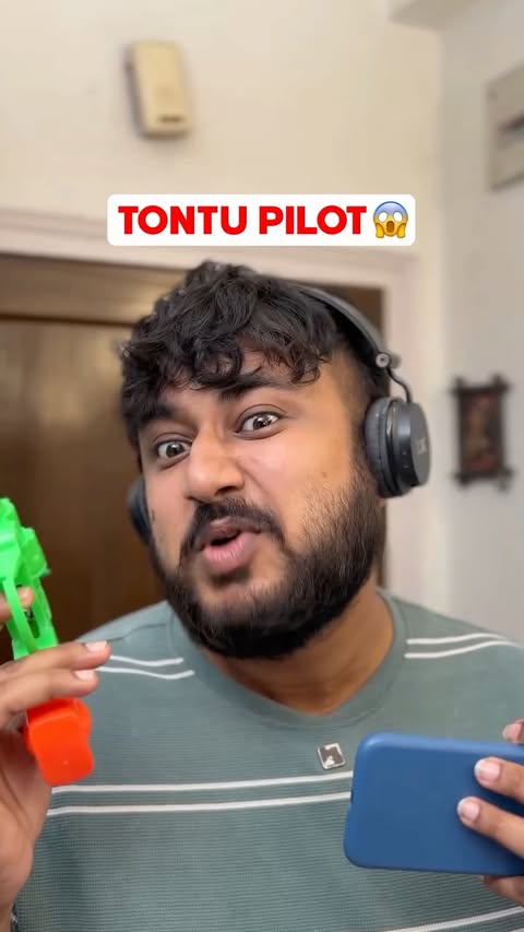 Instagram post by @i_sauravdas for Hoichoi. Caption reads: Tontu-র ভালোবাসা কি আসল? 🤔 #reels.