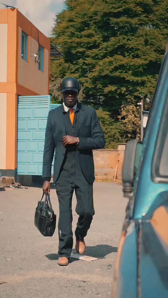 Instagram post by @mr.kiprotich for Johnnie Walker. Caption reads: Pulled up to my bro’s workshop....