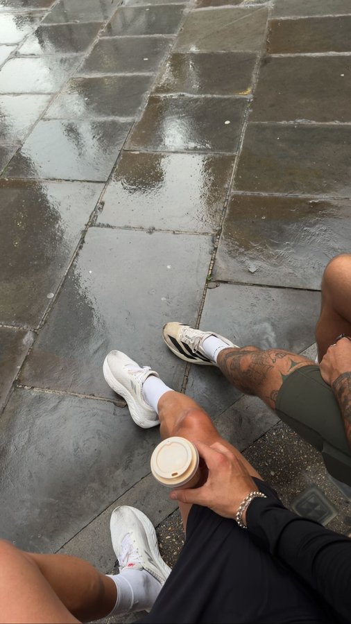 Instagram post by @aa_moriarty for American Crew. Caption reads: [...] everyday morning routine with @americancrew....