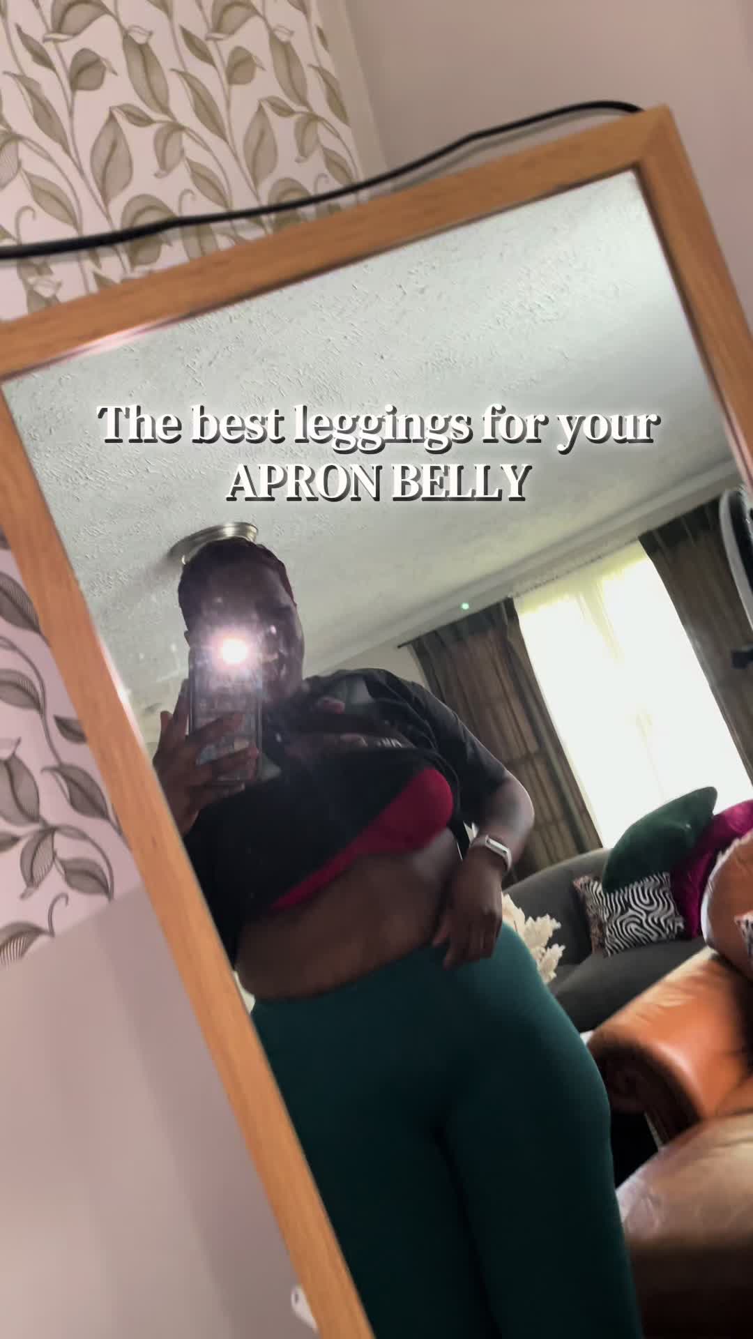 TikTok post by @theebigfine1 for BRXL. Caption reads: Guh I love me some @BRXL leggings. Forget that....