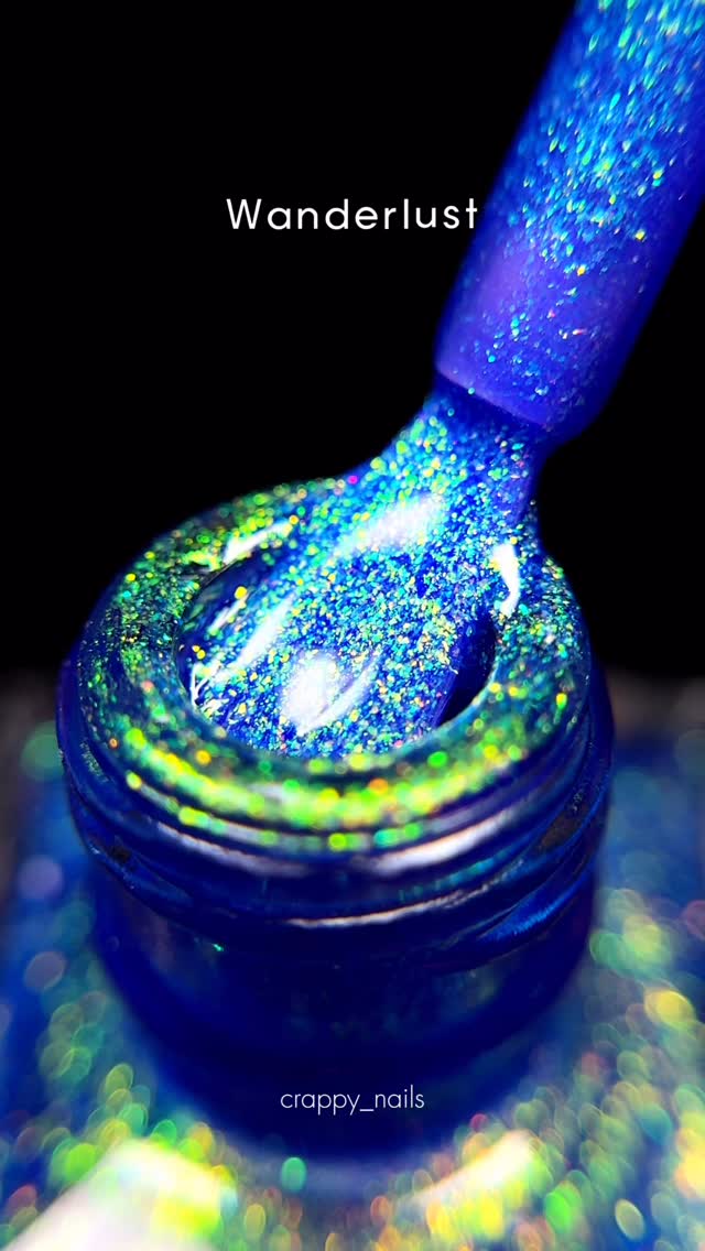 Instagram post by @crappy_nails for Holo Taco. Caption reads: *pr* Individual bottle shots from my @holotaco Bon....