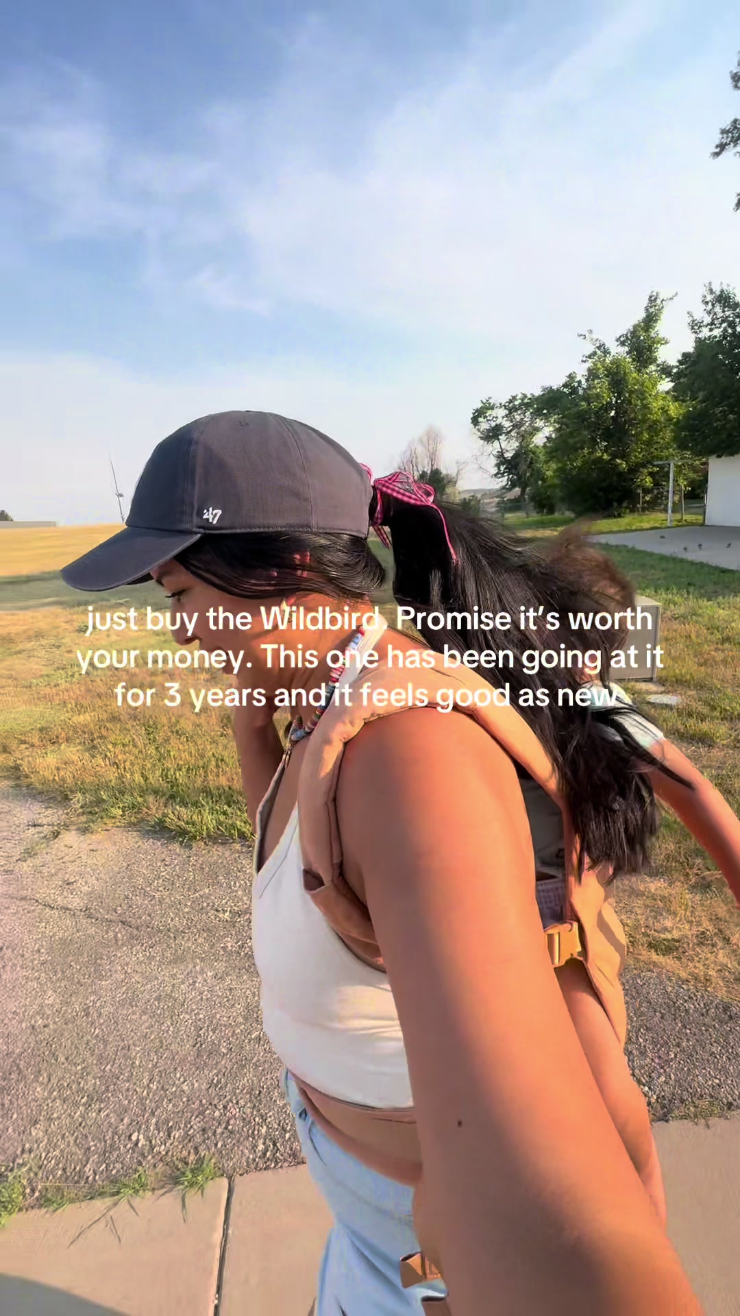 TikTok post by @brittrodriguezz for WILDBIRD. Caption reads: [...] it with my one year old 🥹🥹🥹🥹 @Wildbird....