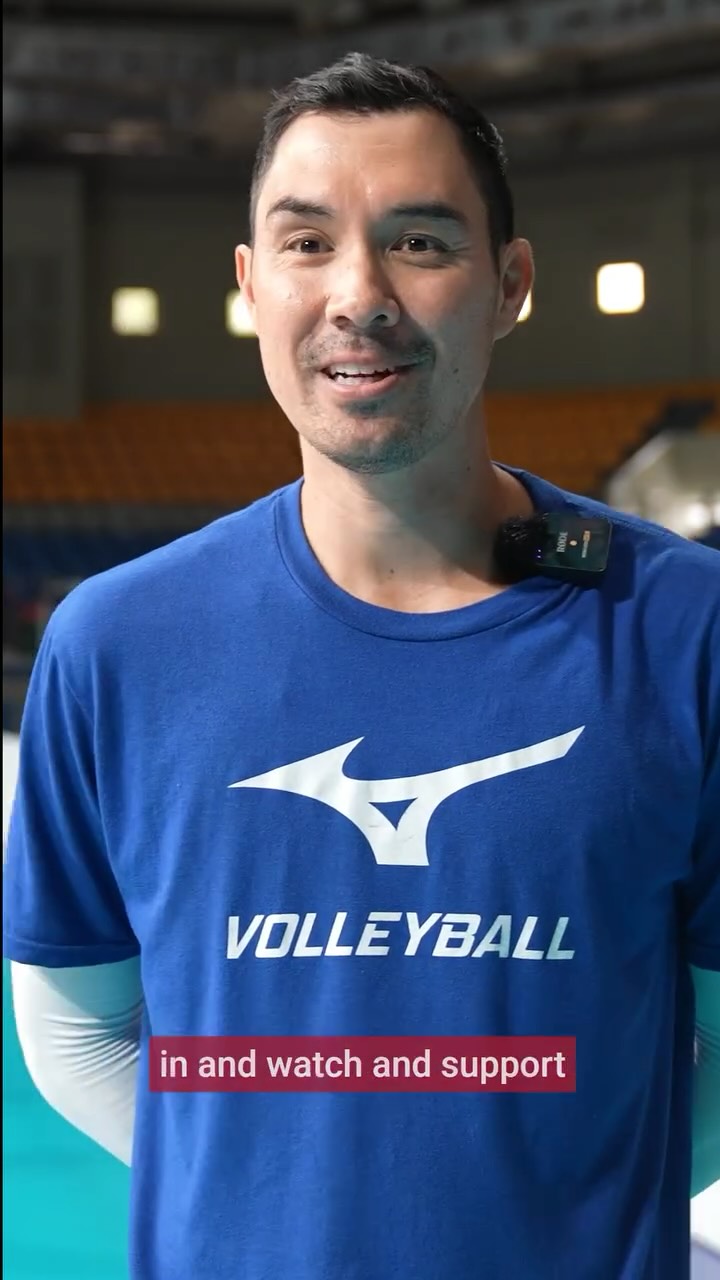 Instagram post by @usavmnt for Mizuno USA. Caption reads: The stage is set. 🇺🇸 

Men's National Team....