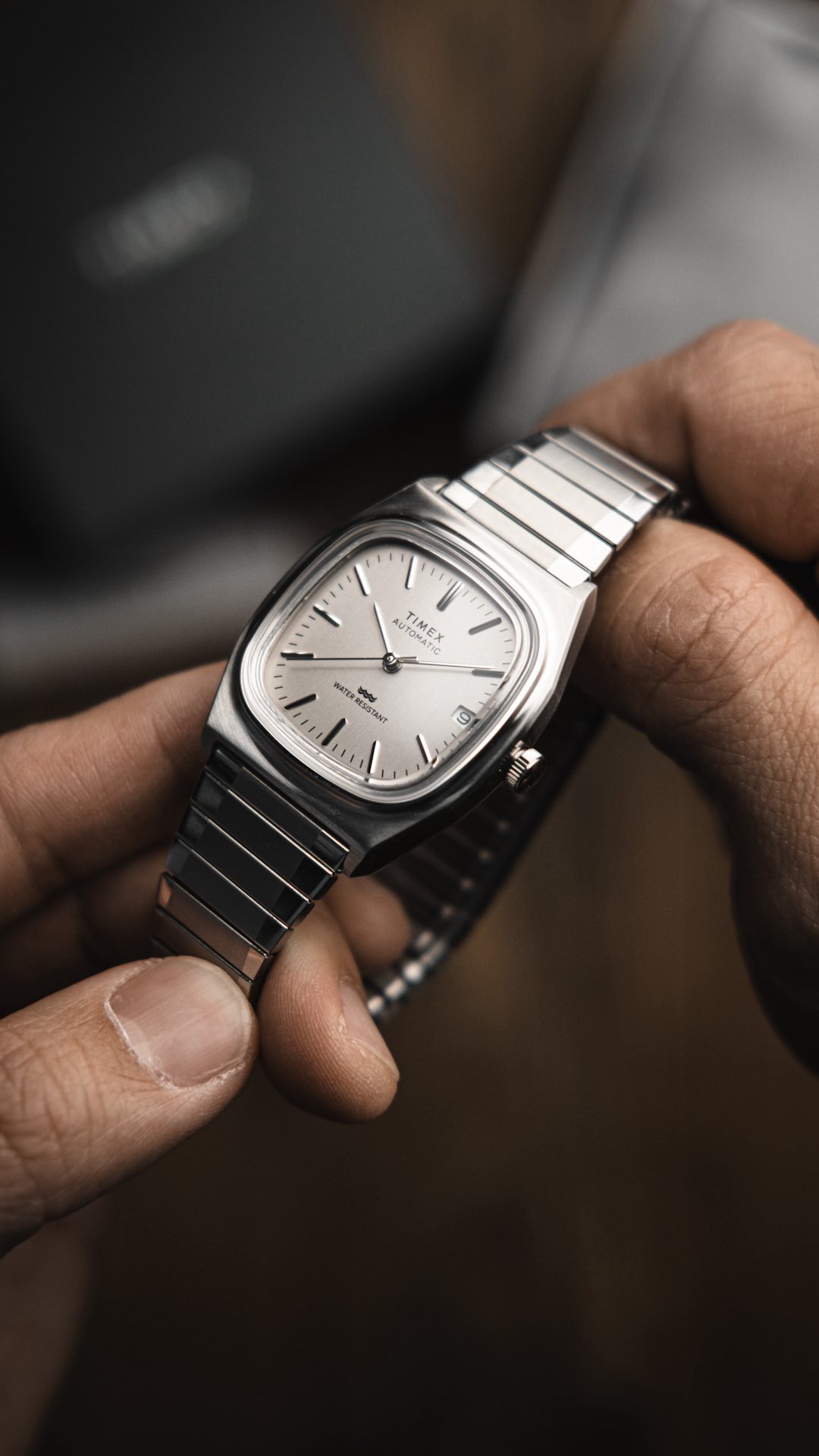 Instagram post by @watchstudies for Timex. Caption reads: Haaaave you met the E-Line? 📺

It’s steel, it’s....