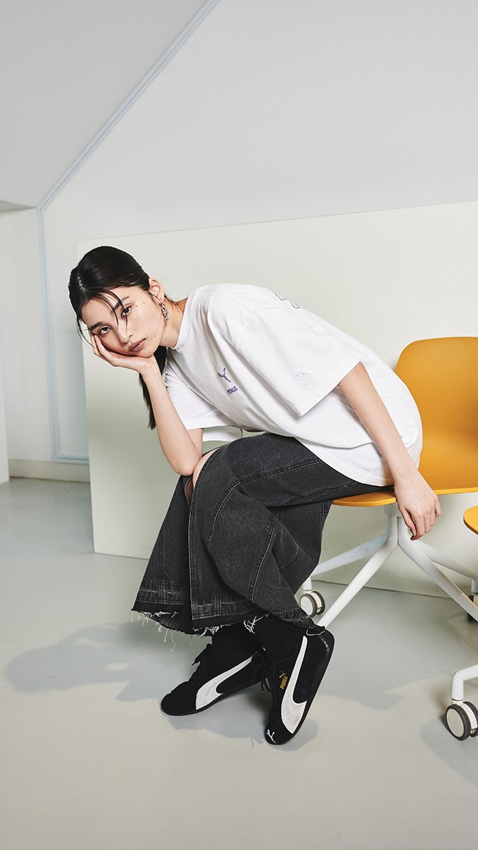 Instagram post by @runway_channel for MURUA. Caption reads: PUMA | MURUA
COLLABORATION
3/21(fri)12:00～....