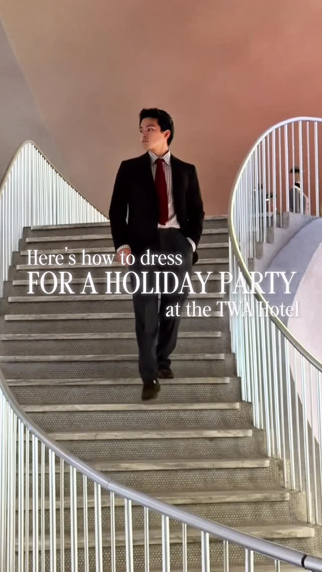 Instagram post by @wesly for Bonobos. Caption reads: Bringing my holiday best at the @TWAHotel with....