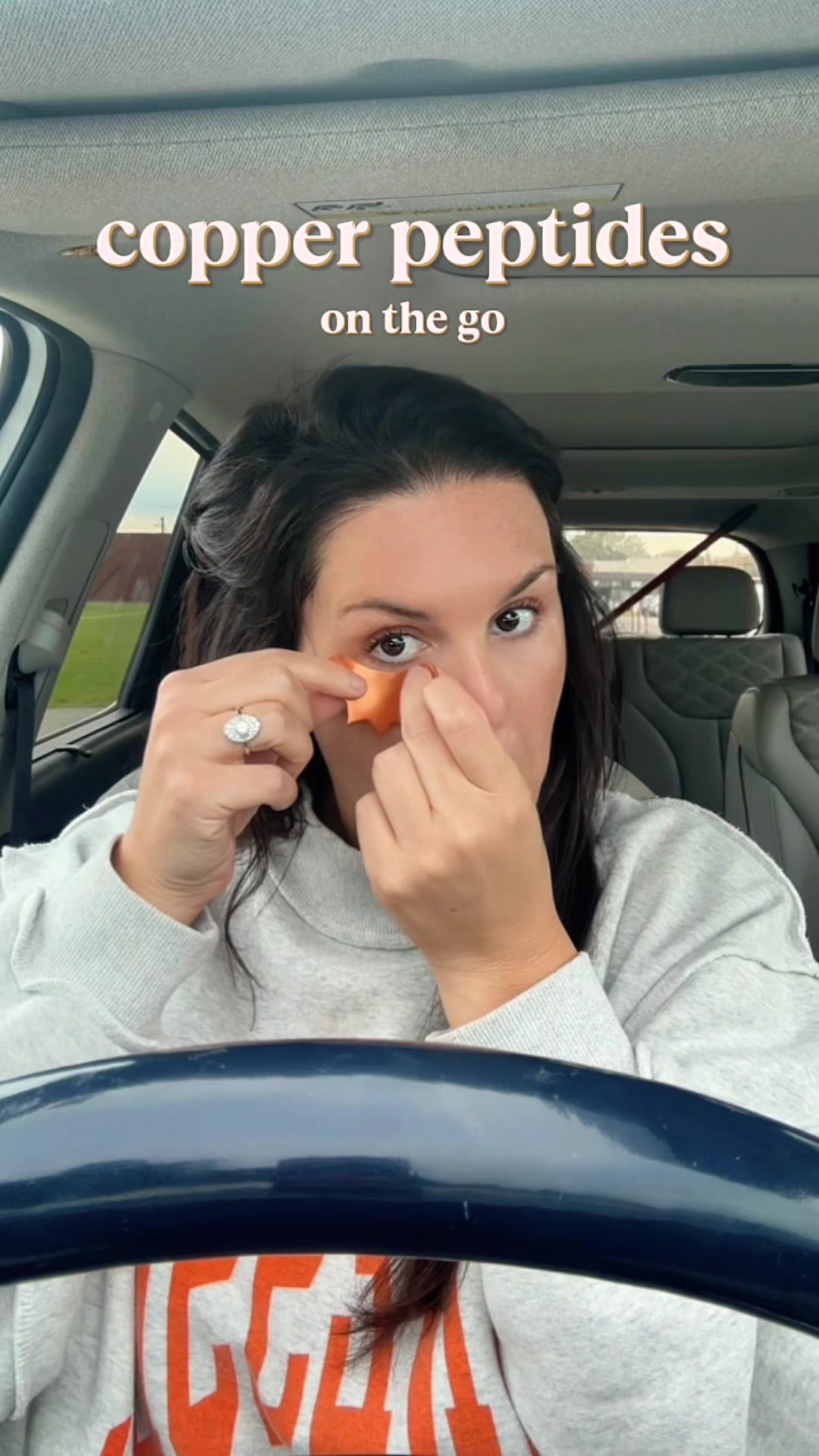 TikTok post by @hope_palk for LIVE TINTED. Caption reads: [...] packaged eye patches like these from @Live....