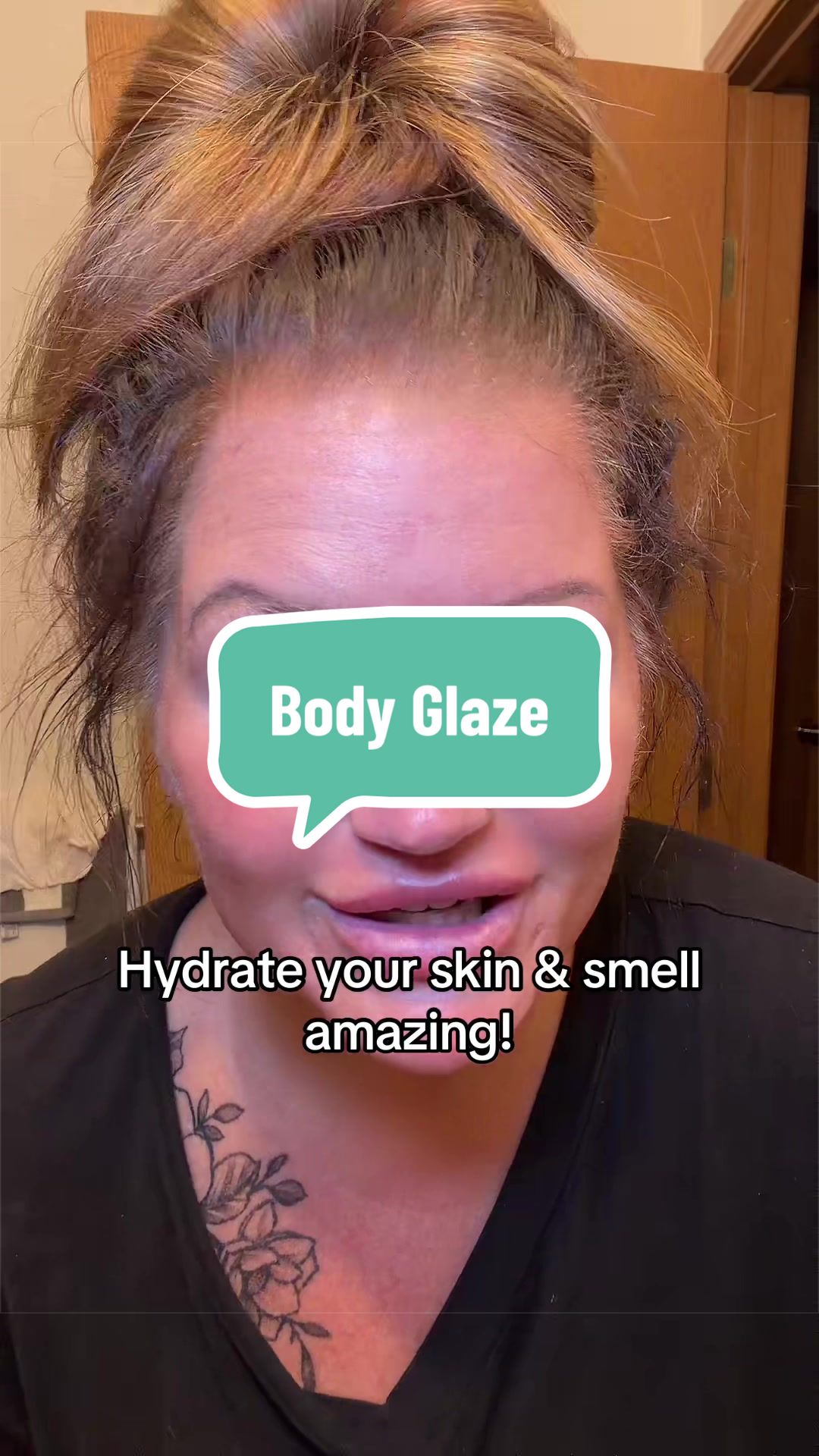 TikTok post by @thescottpowells for Canvas Beauty Brand. Caption reads: [...] #skincare #lotion #scent @CANVAS BEAUTY....