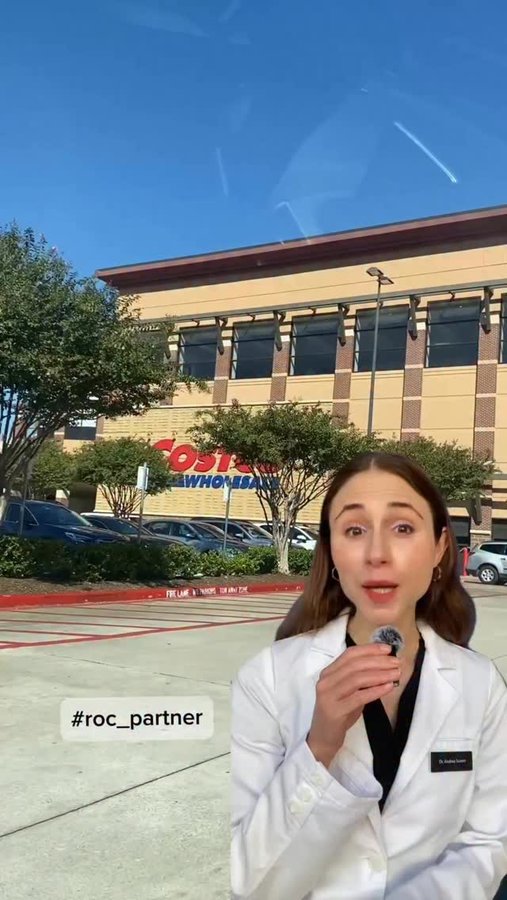 Instagram post by @drdrayzday for RoC Skincare. Caption reads: #roc_partner The dermatologist-trusted....