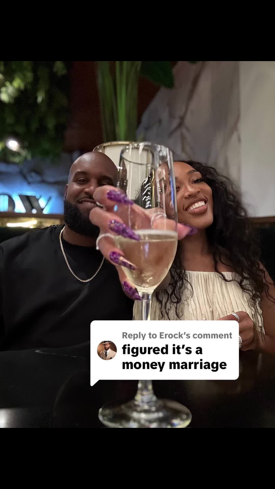 TikTok post by @keairalashaemusic for Just Move Supplements. Caption reads: [...] happy love looks like 🤏🏾💪🏾 @Just Move....