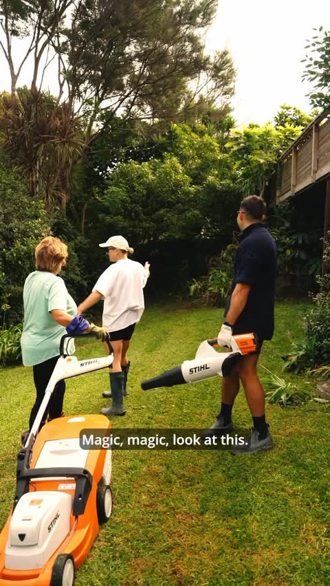 Instagram post by @jokane80 for STIHL. Caption reads: [...] garden version. We’ve got the full Stihl....