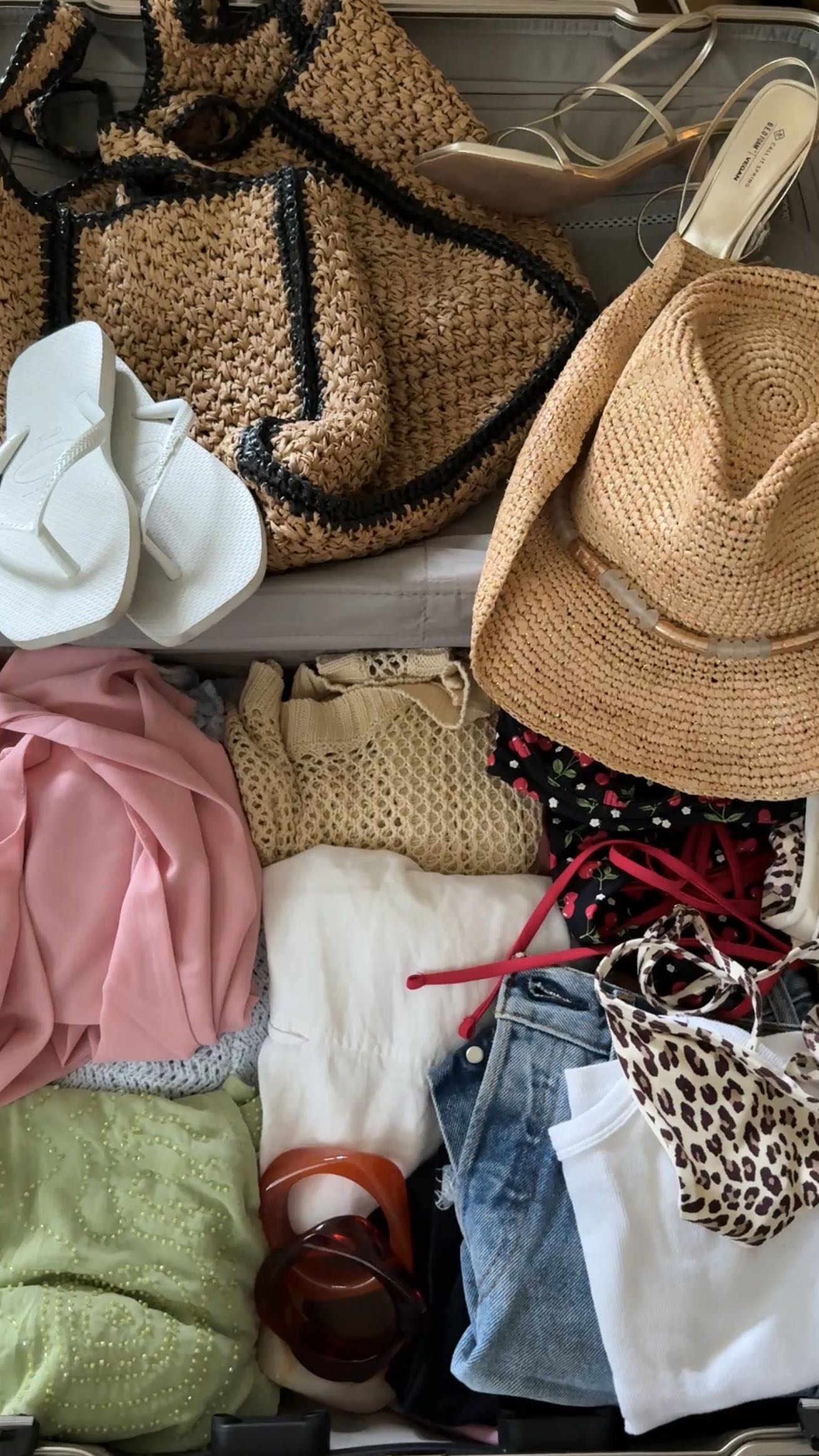 Instagram post by @alexajustinee for Monos. Caption reads: the @monostravel Hybrid Check-In Medium Luggage is....