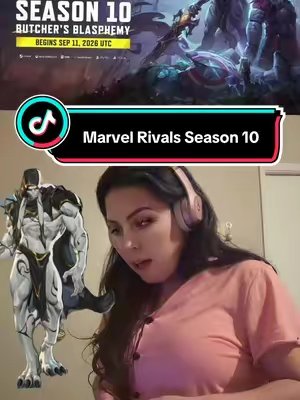 TikTok post by @preciosapreet for Marvel Rivals. Caption reads: Gorr the God Butcher has arrived in Marvel Rivals....