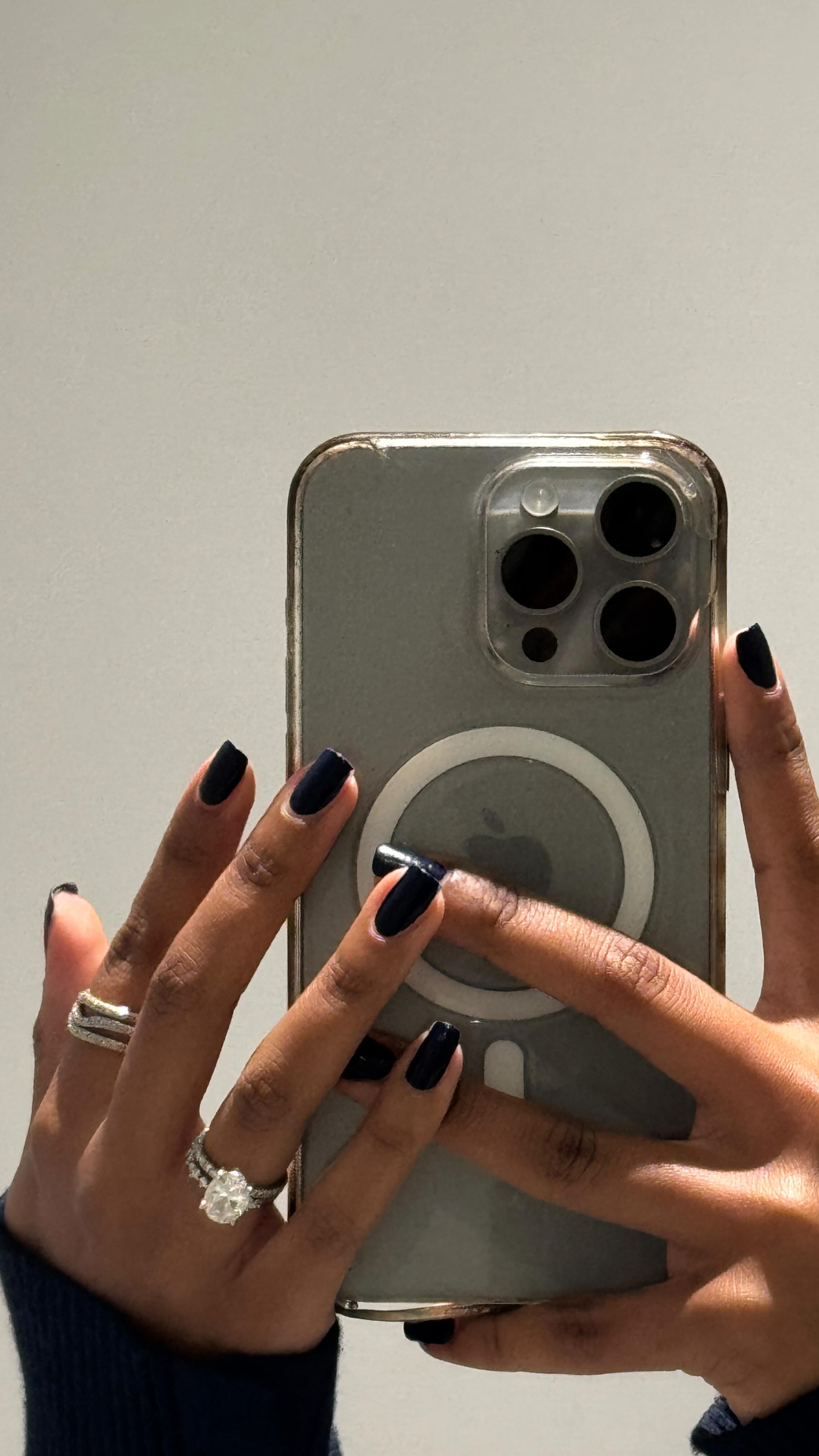 Instagram post by @bellasabo_ for Nails.INC. Caption reads: [...] is all the time we’ve got 💅🏾 The @nailsinc....
