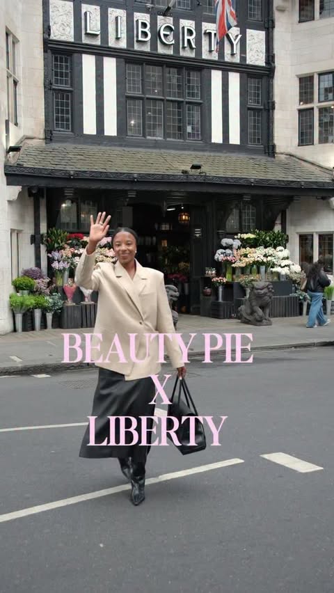 Instagram post by @taffymsipa for BEAUTY PIE. Caption reads: Come with me to see @beautypie at the iconic....