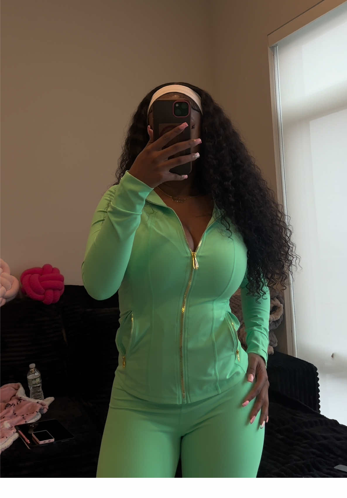 TikTok post by @brittanyiyannaa for Uncia Active. Caption reads: So cute and girly @Uncia-Active #activewear....