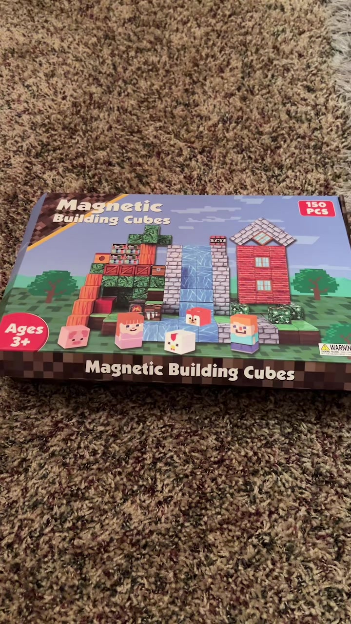 TikTok post by @indracheetri396 for Magnetopia. Caption reads: [...] Blocks for Kiddos!! Thank You....